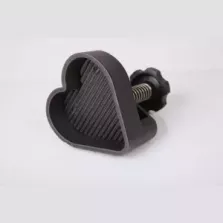 Presse hamburger coeur 100g teflon - ondulee