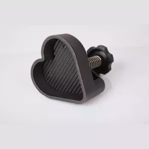 Presse hamburger coeur 100g teflon - ondulee