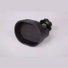 Presse hamburger ovale 11,5x7,5cm teflon - ondulee