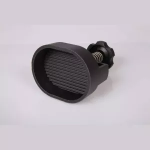 Presse hamburger ovale 11,5x7,5cm teflon - ondulee