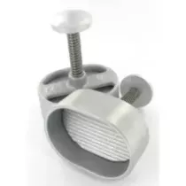 Presse hamburger ovale 10,5x7,5cm alu KD5