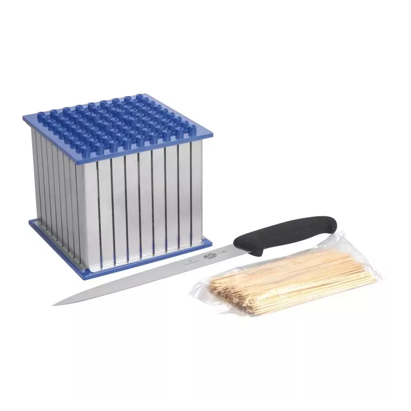 Appareil a brochettes mini 81x42g inox