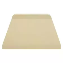 Raclette 216x128mm PVC blanc trapeze