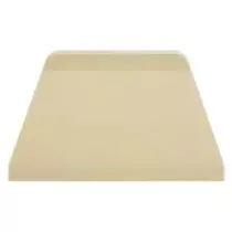 Raclette 216x128mm PVC blanc trapeze