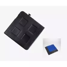 Coin noir pour carreau 50x50x2,5cm