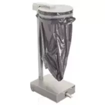 Support sac poubelle 100L inox 350x520x755mm