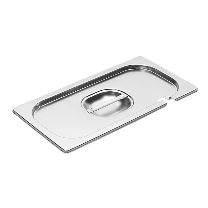GN couvercle 1/3 avec decoupe inox Premium Line