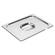 GN couvercle 1/2 avec decoupe inox Premium Line
