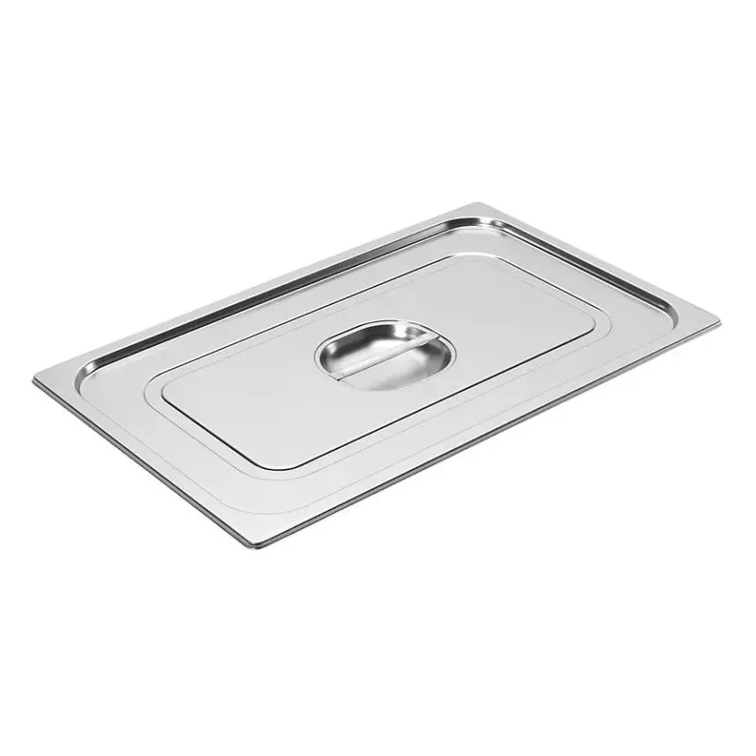 GN couvercle 1/1 sans decoupe inox Premium Line