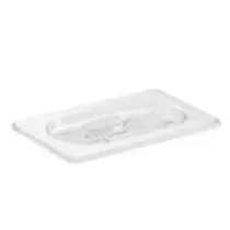 GN couvercle 1-9 sans decoupe transparent copolyester sans BPA 176x108mm