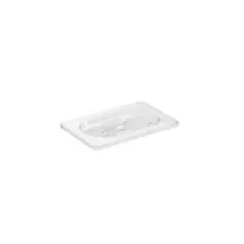 GN couvercle 1-6 sans decoupe transparent copolyester sans BPA 176x162mm