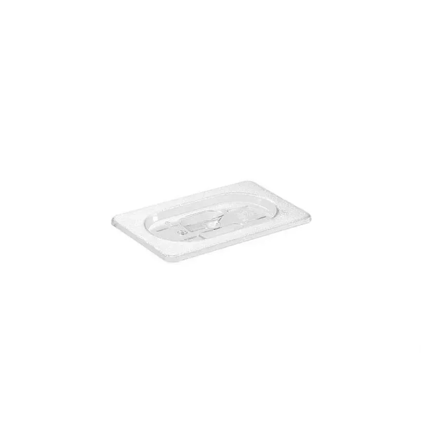 GN couvercle 1-6 sans decoupe transparent copolyester sans BPA 176x162mm