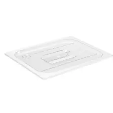 GN couvercle 1-2 sans decoupe transparent copolyester sans BPA 325x265mm