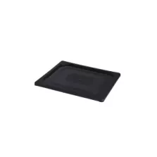 GN couvercle 1-2 PP noir gastro-plus 325x265mm