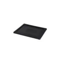 GN couvercle 1-2 PP noir gastro-plus 325x265mm