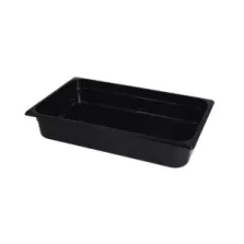 GN bac 1-1 150mm 19,2L PP noir gastro-plus 530x325x150mm
