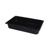 GN bac 1-1 150mm 19,2L PP noir gastro-plus 530x325x150mm