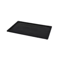 GN couvercle 1-1 PP noir gastro-plus 530x325mm