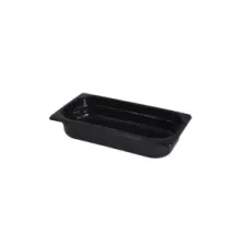 GN bac 1-3 65mm 2,4L PP noir gastro-plus 325x176x65mm