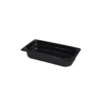 GN bac 1-3 65mm 2,4L PP noir gastro-plus 325x176x65mm