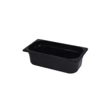 GN bac 1-3 150mm 5,3L PP noir gastro-plus 325x176x150mm