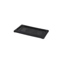 GN couvercle 1-3 PP noir gastro-plus 325x176mm