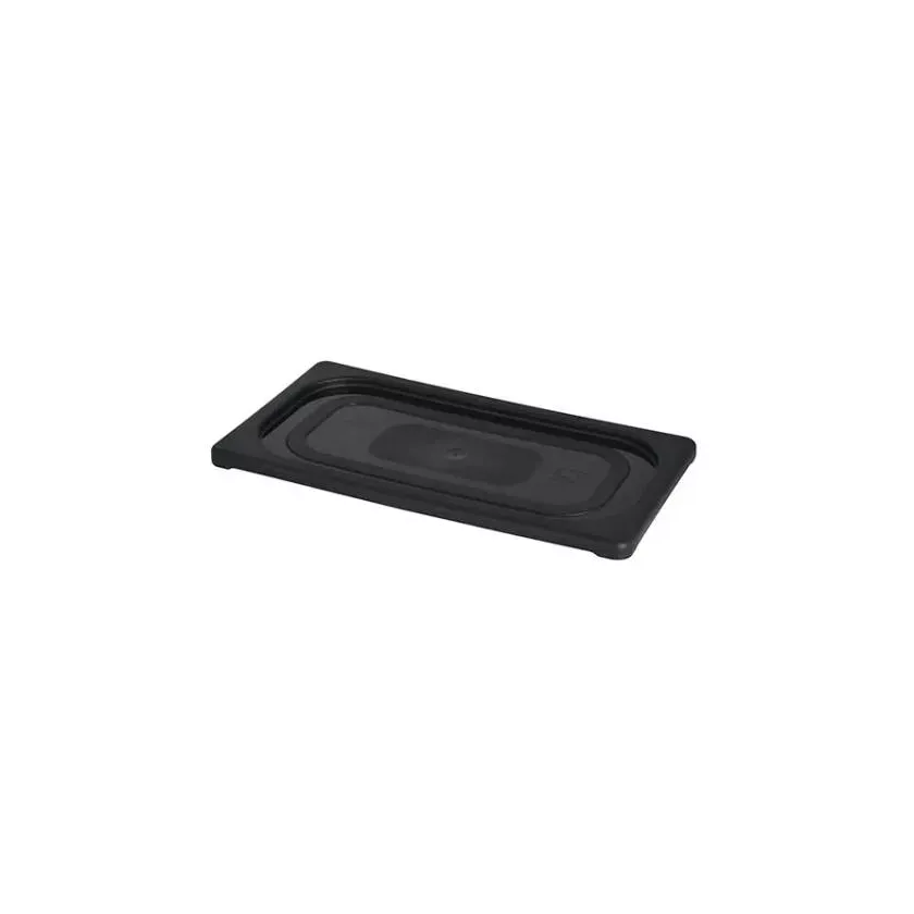 GN couvercle 1-3 PP noir gastro-plus 325x176mm