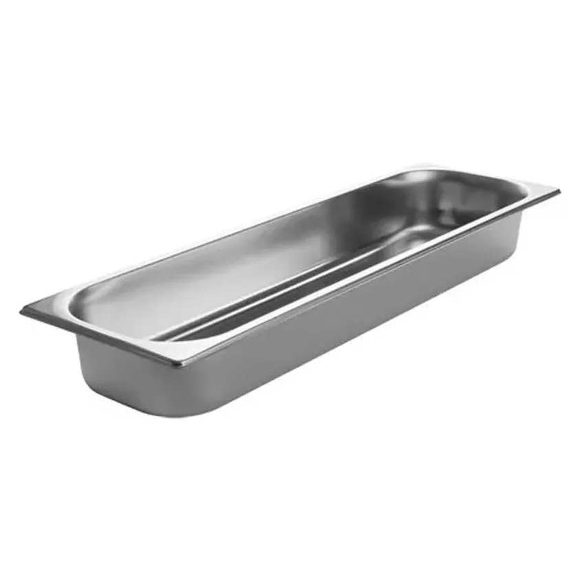 GN bac 2-4 65mm inox 530x162x65mm