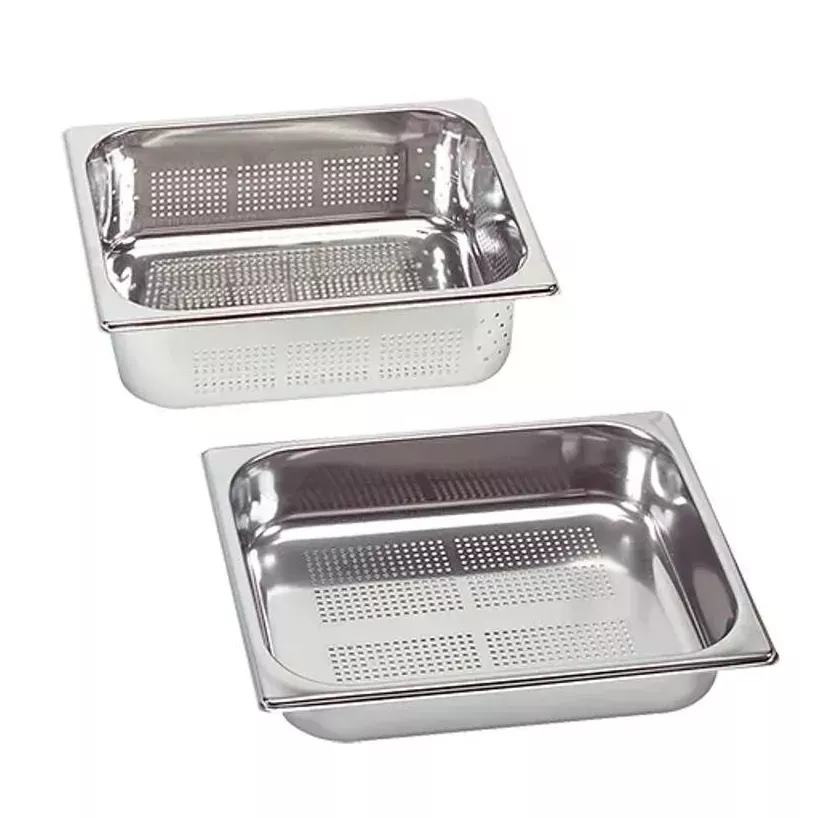 GN bac 1-2 65mm perfore inox 325x265x65mm