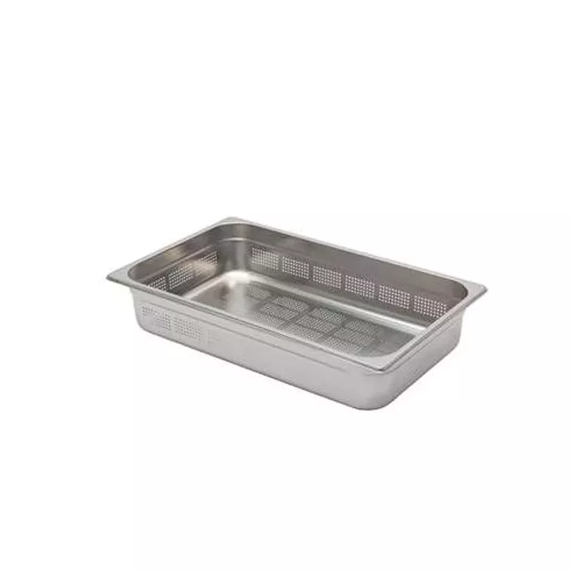 GN bac 1-1 100mm perfore inox 530x325x100mm