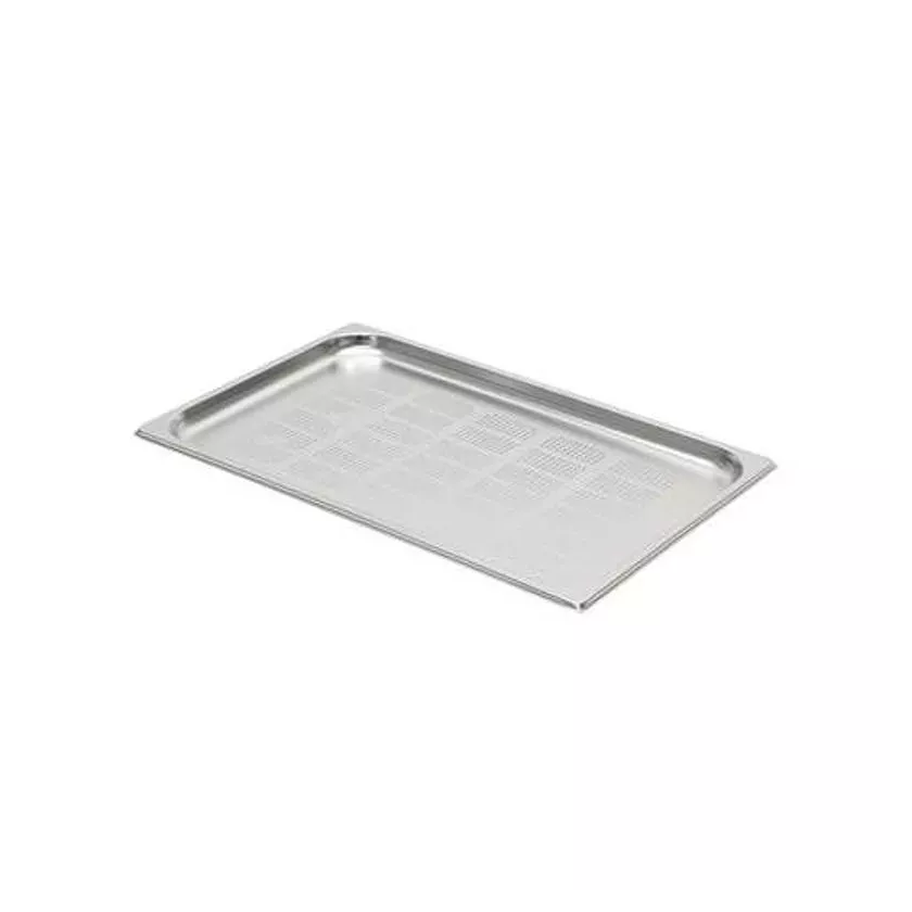 GN bac 1-1 20mm perfore inox 530x325x20mm