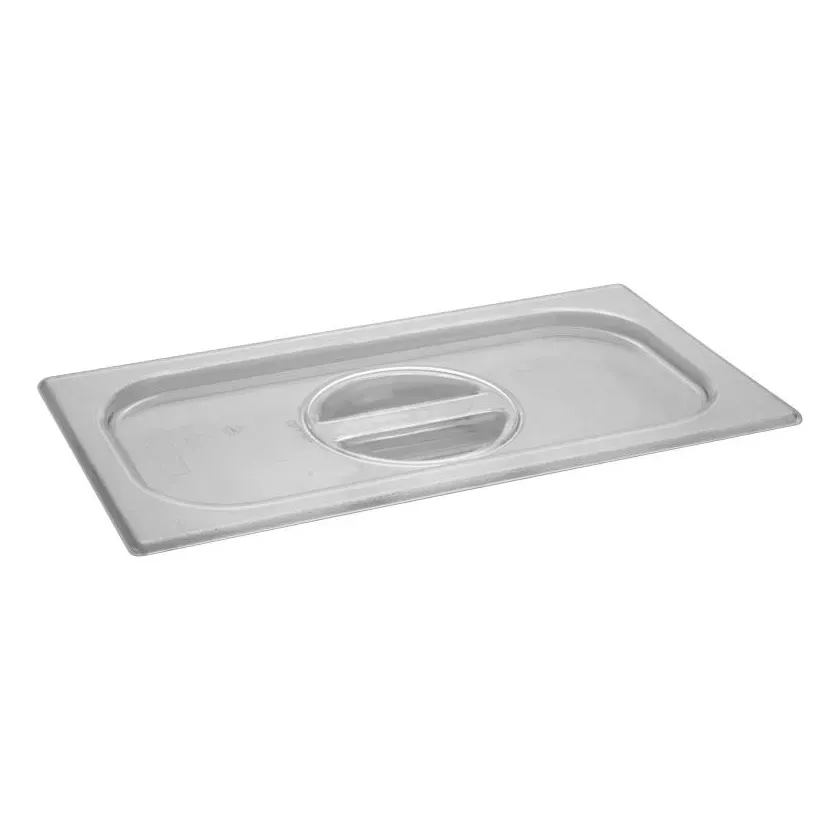 GN couvercle 1-3 sans decoupe polycarbonate 325x176mm