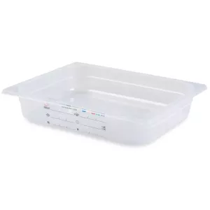 GN bac 1/2x65mm 3,84L PP IML transparent gastro-plus