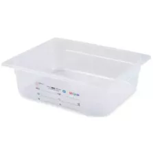 GN bac 1/2x100mm 5,85L PP IML transparent gastro-plus