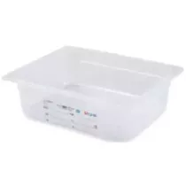 GN bac 1/2x100mm 5,85L PP IML transparent gastro-plus