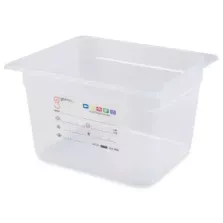GN bac 1/2x200mm 11,4L PP IML transparent gastro-plus