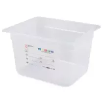 GN bac 1/2x200mm 11,4L PP IML transparent gastro-plus
