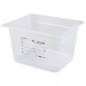 GN bac 1/2x200mm 11,4L PP IML transparent gastro-plus
