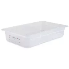 GN bac 1/1x100mm 12,8L PP IML transparent gastro-plus