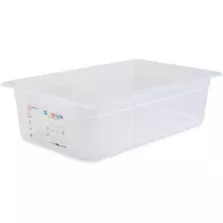 GN bac 1/1x150mm 19,2L PP IML transparent gastro-plus