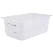 GN bac 1/1x200mm 25,3L PP IML transparent gastro-plus