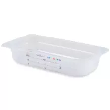GN bac 1/3x65mm 2,4L PP IML transparent gastro-plus