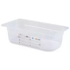 GN bac 1/3x100mm 3,64L PP IML transparent gastro-plus