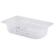 GN bac 1/4x65mm 1,63L PP IML transparent gastro-plus