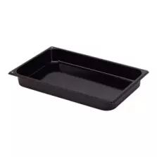 Plaque four GN 1/1 noir-bleu 530x325x40mm acier