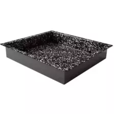 Plaque four GN 2/3 60mm 354x325x60mm emaillee