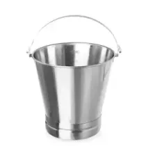 Seau inox a fond renforce 15L d305xh310mm avec graduation