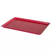 Plateau euronorm ABS rouge 400x600mm synthetique