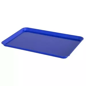 Supermarket plateau ABS bleu 580x410x20mm