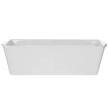 Ravier pate ceramique blanc 270x115x80mm